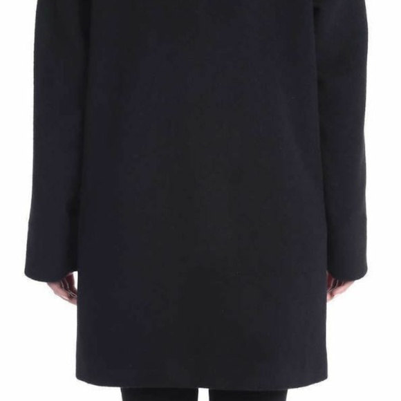 Derek Lam 10 Crosby Women's Wool Blend Black Coat - Picture 6 of 7